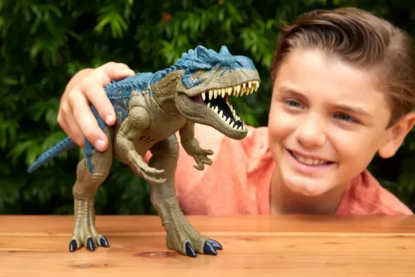 Outlet Allosauro Furia Selvaggia, Dinosauro Con Aculei Da Combattimento E Ruggito, Azione D'Attacco Con Il Collo E Morso Attivabili Con Il Pulsante Action Figures