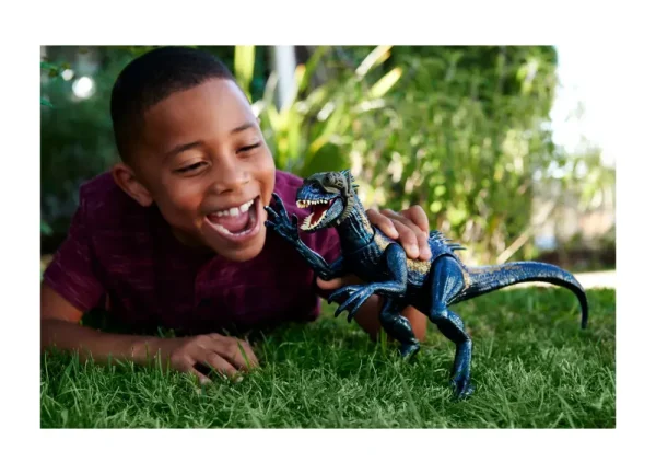 Online Indoraptor Cerca E Attacca, Funzionalita Di Attacco Specifiche, Luci E Suoni E Azione Graffiante, Giocattolo Per Bambini, 4+ Anni, Hky11 Action Figures