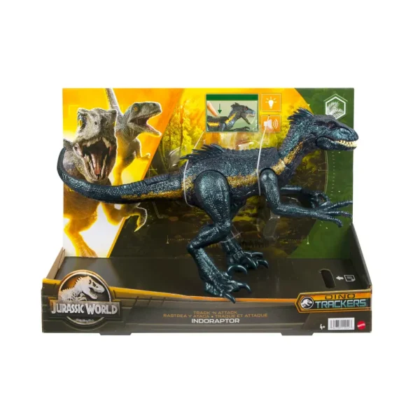 Online Indoraptor Cerca E Attacca, Funzionalita Di Attacco Specifiche, Luci E Suoni E Azione Graffiante, Giocattolo Per Bambini, 4+ Anni, Hky11 Action Figures