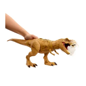 Fashion T-Rex Caccia E Divora, Dinosauro Action Figure Con Azione D'Attacco Doppio Morso, Suoni E Attrezzatura Di Tracciamento, 4+ Anni, Hnt62 Action Figures