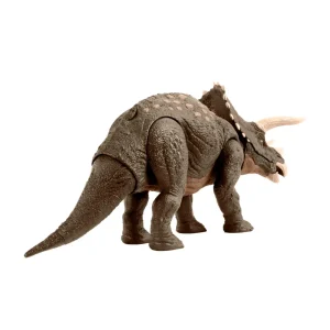 Shop Triceratopo Protettore Dell'Habitat, Dinosauro Lungo 43+ Cm Difensore Del Deserto, Realizzato Per Il 60% In Plastica Riciclata, 4+ Anni, Hpp88 Action Figures