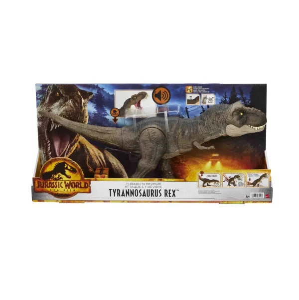 Store Tyrannosaurus Rex Devasta E Divora, Giocattolo Per Bambini 4+ Anni Action Figures