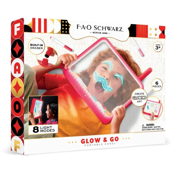 Discount Lavagnetta Luminosa Glow & Go Portable Kit Artistici E Pittura