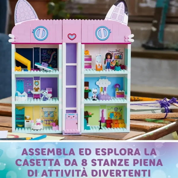 Discount 10788 La Casa Delle Bambole Di Gabby, Casa Giocattolo A 4 Piani E 8 Stanze Con I Personaggi Di Gabby, Regalo Bambini 4+ Mattoncini