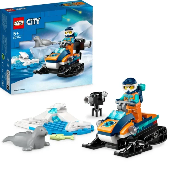 Online 60376 Gatto Delle Nevi Artico, Gioco Per Bambini 5+ Anni, Costruzioni Con Veicolo, Foche E Minifigure, Idea Regalo Mattoncini