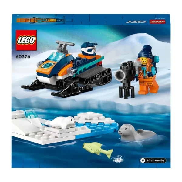 Online 60376 Gatto Delle Nevi Artico, Gioco Per Bambini 5+ Anni, Costruzioni Con Veicolo, Foche E Minifigure, Idea Regalo Mattoncini