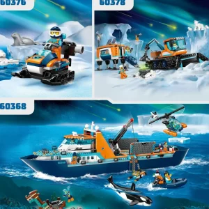 Online 60376 Gatto Delle Nevi Artico, Gioco Per Bambini 5+ Anni, Costruzioni Con Veicolo, Foche E Minifigure, Idea Regalo Mattoncini