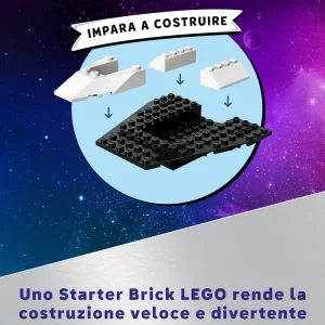 Store 60429 Navetta Spaziale E Scoperta Di Asteroidi, Gioco Per Bambini 4+ Con Astronave Giocattolo, Gru E 2 Minifigure Mattoncini