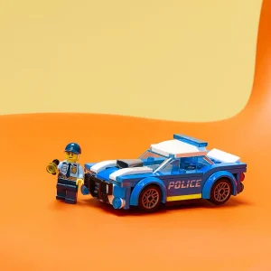 Best City Police Auto Della Polizia, Set Di Costruzione Con Minifigure E Macchina Giocattolo Per Bambini Di 5+ Anni, 60312 Mattoncini