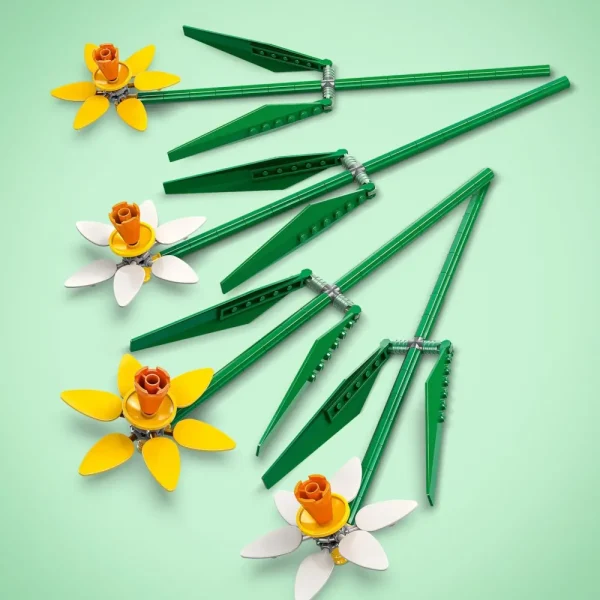 Cheap 40747 Narcisi, Fiori Finti Per Bambini 8+, Bouquet Regalo Di San Valentino, Per Lei O Lui, Per Ragazza O Ragazzo Mattoncini