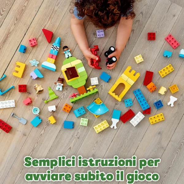 Sale Contenitore Di Mattoncini Grande 10914 Costruzioni Bambini