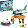 Shop 41752 Idrovolante Di Salvataggio, Aereo Giocattolo Soccorso Animali Con Balena E Mini Bamboline Per Bambini 6+ Mattoncini