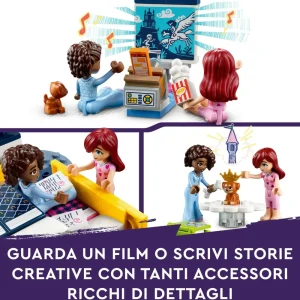 New 41740 La Cameretta Di Aliya, Set Camera Da Letto Per Pigiama Party, Giochi Per Bambini 6+, Piccola Idea Regalo Mattoncini