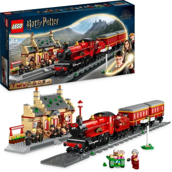 Cheap Lego 76423 Espresso Per Hogwarts E Stazione Di Hogsmeade Con Treno Giocattolo, Binari, Biglietteria, 8 Minifigure Mattoncini