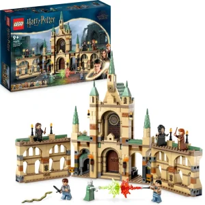 Sale Lego 76415 La Battaglia Di Hogwarts, Castello Giocattolo Con Minifigure Di Bellatrix Lestrange E Voldemort Mattoncini