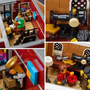 Cheap Icons 10312 Jazz Club, Set Con 5 Sezioni, Palco E Minifigure Della Band, Collezione Modular Building Per Adulti 2023 Mattoncini