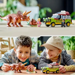 Fashion Lego Jurassic Park 76959 La Ricerca Del Triceratopo, Dinosauro Giocattolo Per Bambini 8+ Anni, Collezione 30° Anniversario Mattoncini