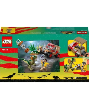 Cheap Lego Jurassic Park 76958 L'Agguato Del Dilofosauro, Dinosauro Giocattolo Per Bambini 6+ Con Jeep, Collezione 30° Anniversario Mattoncini