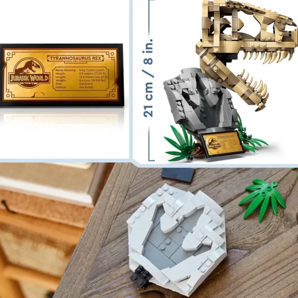 Cheap Lego 76964 Fossili Di Dinosauro: Teschio Di T. Rex Giocattolo, Giochi Per Bambini 9+ Con Fossile Da Costruire Mattoncini