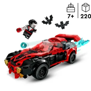 Shop Lego Marvel 76244 Miles Morales Vs. Morbius, Spider-Man Giocattolo Per Bambini Con Macchina Da Corsa E Minifigure Di Spidey Mattoncini