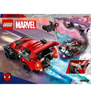 Shop Lego Marvel 76244 Miles Morales Vs. Morbius, Spider-Man Giocattolo Per Bambini Con Macchina Da Corsa E Minifigure Di Spidey Mattoncini