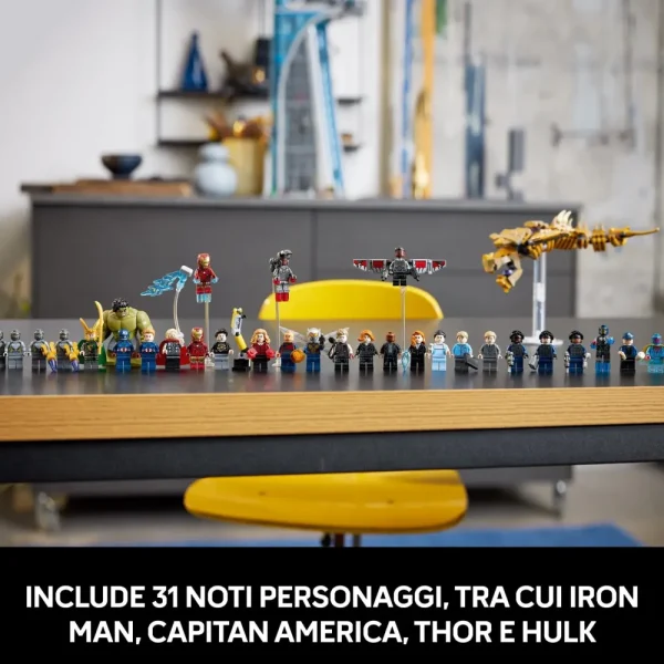 Best Sale Lego Marvel 76269 Torre Degli Avengers, Kit Modellismo Per Adulti Con Modellino Di Aereo E 31 Minifigure, Regalo Uomo O Donna Mattoncini