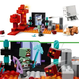 Cheap Lego 21255 Agguato Nel Portale Del Nether, Gioco Per Bambini Di 8+ Anni, Set Con Scene Di Battaglia E Personaggi Mattoncini