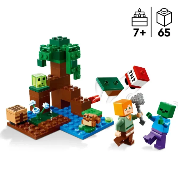 Cheap Lego 21240 Avventura Nella Palude, Modellino Da Costruire Con Personaggi Di Alex E Zombie, Giochi Per Bambini Mattoncini