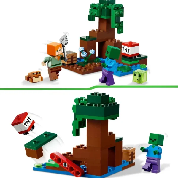 Cheap Lego 21240 Avventura Nella Palude, Modellino Da Costruire Con Personaggi Di Alex E Zombie, Giochi Per Bambini Mattoncini