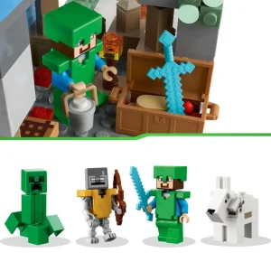 Cheap Lego 21243 I Picchi Ghiacciati, Modellino Da Costruire Con Caverna E Personaggi Steve, Creeper E Capra, Idee Regalo Mattoncini