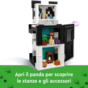 New Lego 21245 Il Rifugio Del Panda, Modellino Da Costruire Di Casa Giocattolo, Giochi Per Bambini, Idea Regalo Mattoncini