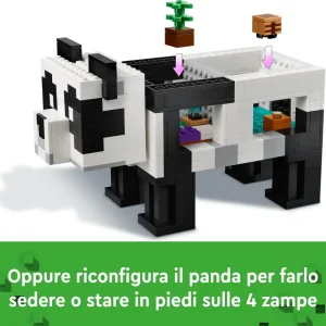 New Lego 21245 Il Rifugio Del Panda, Modellino Da Costruire Di Casa Giocattolo, Giochi Per Bambini, Idea Regalo Mattoncini