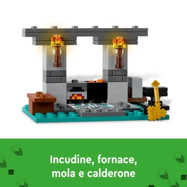 Best Sale Lego 21252 L'Armeria Con Personaggio Alex, Accessori E Armi Giocattolo Per Bambini Di 7+ Anni E Fan Del Videogioco Mattoncini