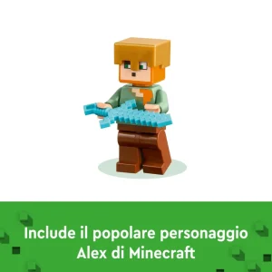 Best Sale Lego 21252 L'Armeria Con Personaggio Alex, Accessori E Armi Giocattolo Per Bambini Di 7+ Anni E Fan Del Videogioco Mattoncini