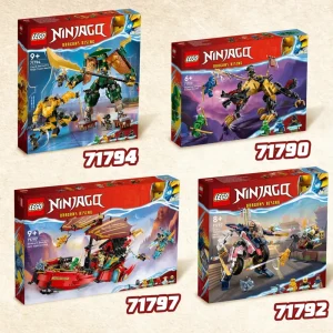 Discount 71790 Cavaliere Del Drago Cacciatore Imperium, Mostro Giocattolo Con 3 Minifigure, Giochi Per Bambini 6+ Anni Mattoncini