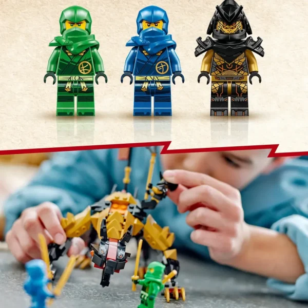 Discount 71790 Cavaliere Del Drago Cacciatore Imperium, Mostro Giocattolo Con 3 Minifigure, Giochi Per Bambini 6+ Anni Mattoncini