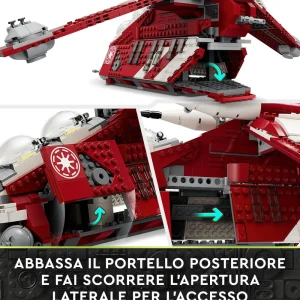 Discount Lego Star Wars 75354 Gunship Della Guardia Di Coruscant, Set Da Le Guerre Dei Cloni Con Veicolo Giocattolo E 5 Minifigure Mattoncini