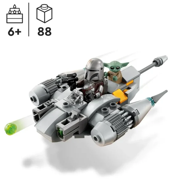 Sale 75363 Starfighter N-1 Del Mandaloriano Microfighter, Gioco Da Costruire Con Grogu Baby Yoda, Regali Bambini 6+ Mattoncini