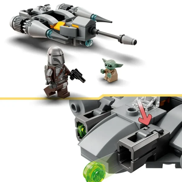 Sale 75363 Starfighter N-1 Del Mandaloriano Microfighter, Gioco Da Costruire Con Grogu Baby Yoda, Regali Bambini 6+ Mattoncini