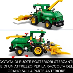 Best Sale 42168 John Deere 9700 Forage Harvester, Trattore Giocattolo Per Bambini 9+ Anni, Veicolo Mietitrebbia Funzionante Mattoncini