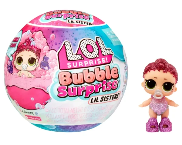 Best Sale Surprise Bubble Surprise Lil Sisters Assortimento Casuale Bambola Da Collezione, Baby Sisters, Sorprese, Accessori, Bubble Surprise E Schiuma Di Bolle Fashion Dolls