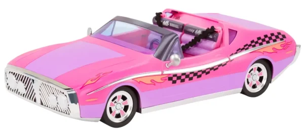 Hot L.O.L. Surprise! City Cruiser Auto Sportiva Rosa E Viola Con Caratteristiche Favolose E Un'Esclusiva Bambola Beeps Inclusa Camper E Veicoli Per Bambole