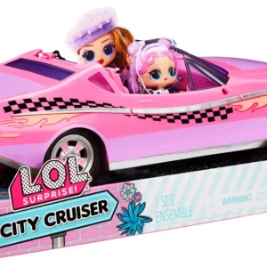 Hot L.O.L. Surprise! City Cruiser Auto Sportiva Rosa E Viola Con Caratteristiche Favolose E Un'Esclusiva Bambola Beeps Inclusa Camper E Veicoli Per Bambole