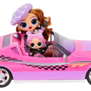 Hot L.O.L. Surprise! City Cruiser Auto Sportiva Rosa E Viola Con Caratteristiche Favolose E Un'Esclusiva Bambola Beeps Inclusa Camper E Veicoli Per Bambole
