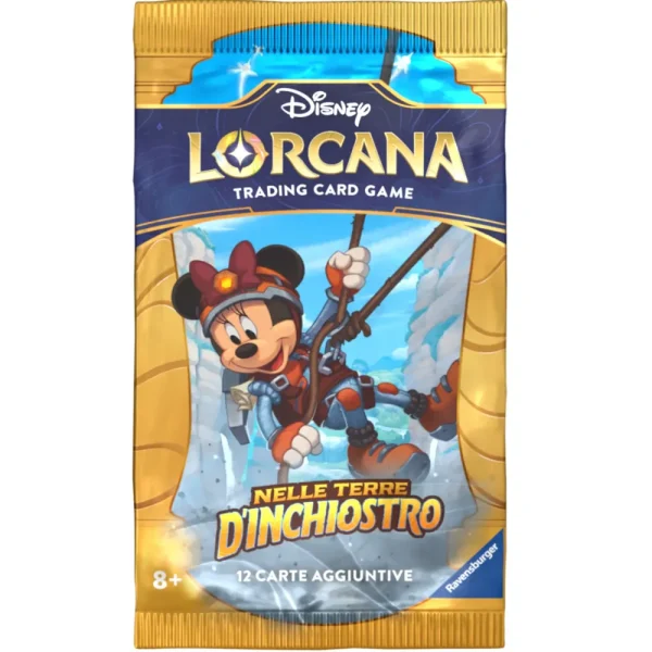 Flash Sale Disney Booster Pack -Bustina Da 12 Carte Nelle Terre D'Inchiostro Ravensburger Giochi Di Carte