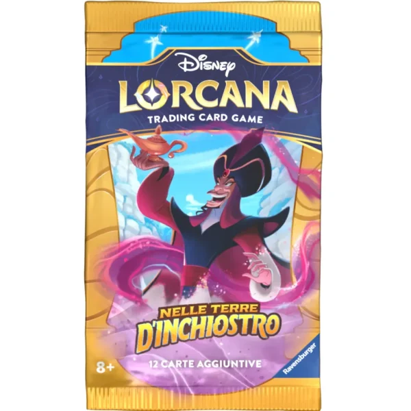 Flash Sale Disney Booster Pack -Bustina Da 12 Carte Nelle Terre D'Inchiostro Ravensburger Giochi Di Carte