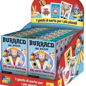 Hot Ludoteca Le Carte Dei Bambini Burraco Dei Bambini Display 12 Giochi Di Carte