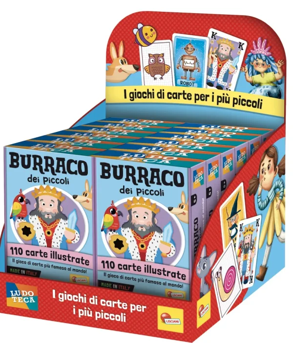 Hot Ludoteca Le Carte Dei Bambini Burraco Dei Bambini Display 12 Giochi Di Carte