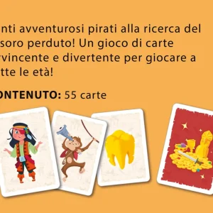 Cheap Ludoteca Le Carte Dei Bambini All'Arrembaggio! In Display 12 Giochi Di Carte