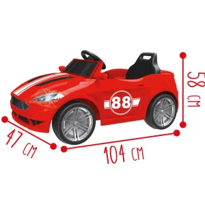 Fashion Macchina Elettrica 6V Telecomandata Per Bambini Con Luci, Suoni Realistici E Velocita Massima Di 3 Km/H Caricabatteria Incluso Disponibile In Due Varianti Cavalcabili Elettrici